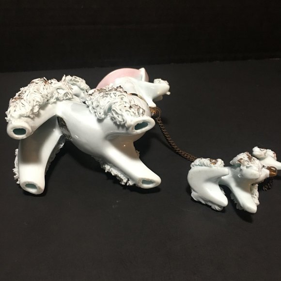 Vintage Mother and Baby Poodle Ceramic Noodle Figurines. - Picture 9 of 16